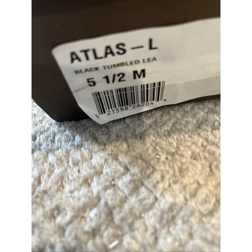 LINEA PAOLO Atlas Tumbled Womens Mule, Black , Women Size 5.5 NEW